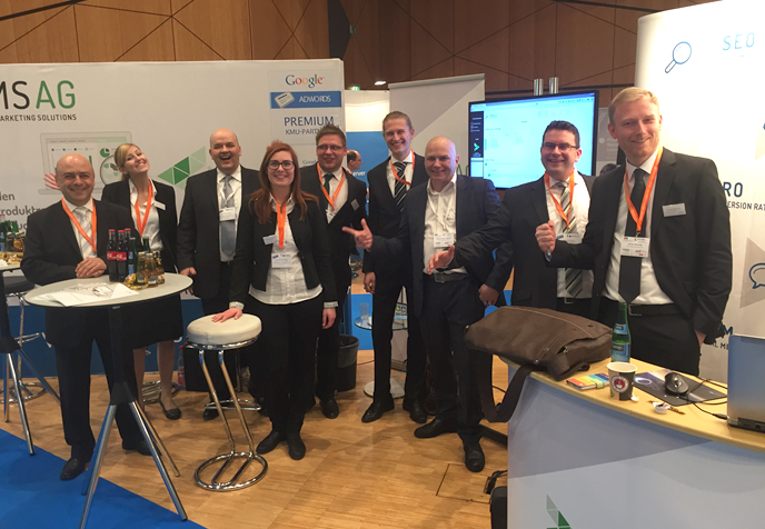 Team der Online Marketing Solutions AG auf der IT&amp;Media